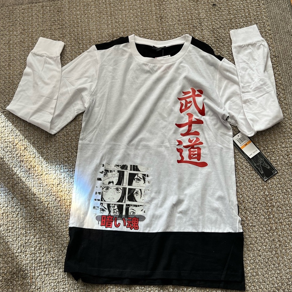 Basement long sleeves shirt with anime print